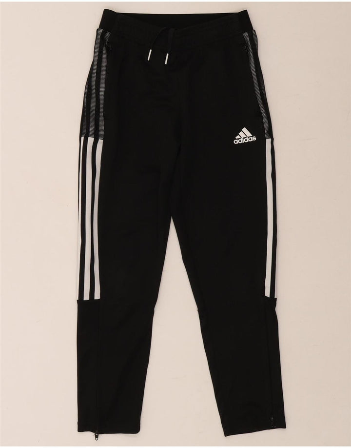 Pantaloni della tuta ADIDAS Aeroready da bambino 9-10 anni in poliestere nero