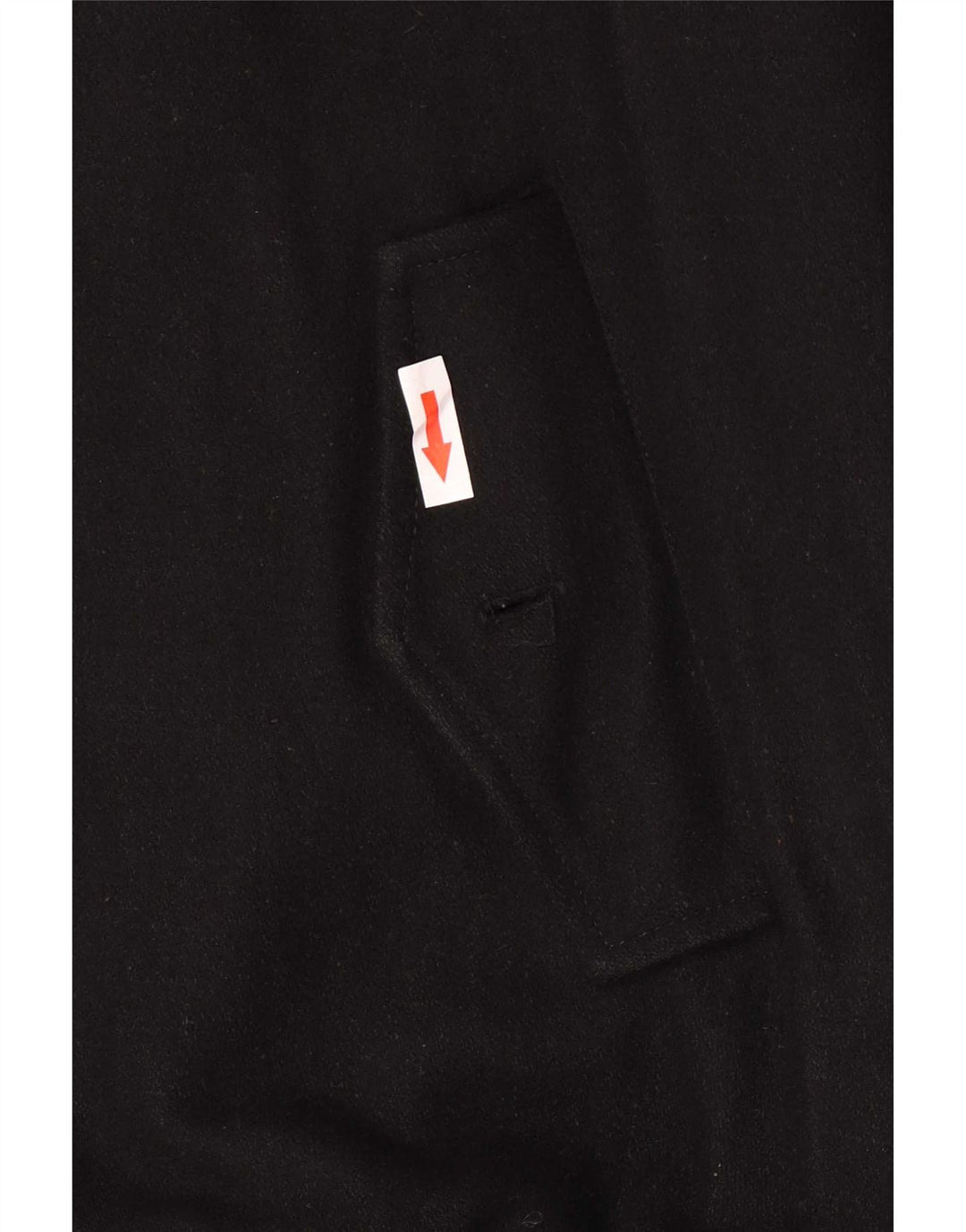 Giubbotto bomber vintage da uomo UK 40 grande in lana nera