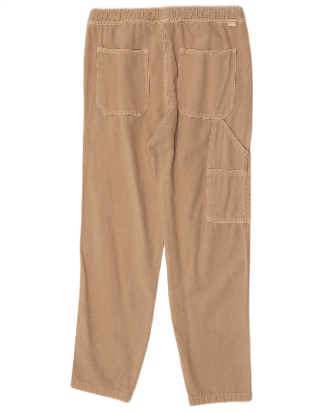Pantaloni cargo dritti da uomo Zara medi W31 L30 in cotone beige