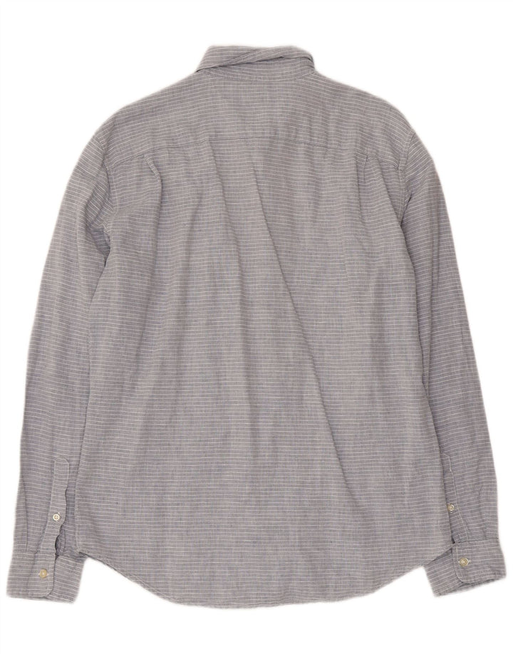 Camicia Gap da uomo vestibilità standard grigio medio gessato