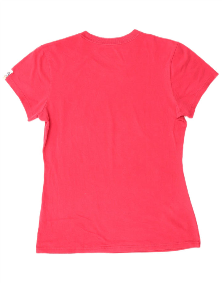 T-shirt grafica da donna NIKE Top UK 12/14 cotone rosa medio