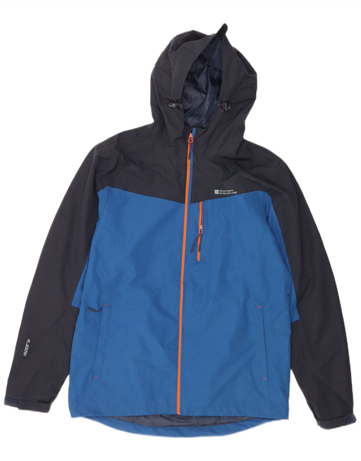 Giacca antipioggia Isoory da uomo Mountain Warehouse UK 38 Colorblock blu medio