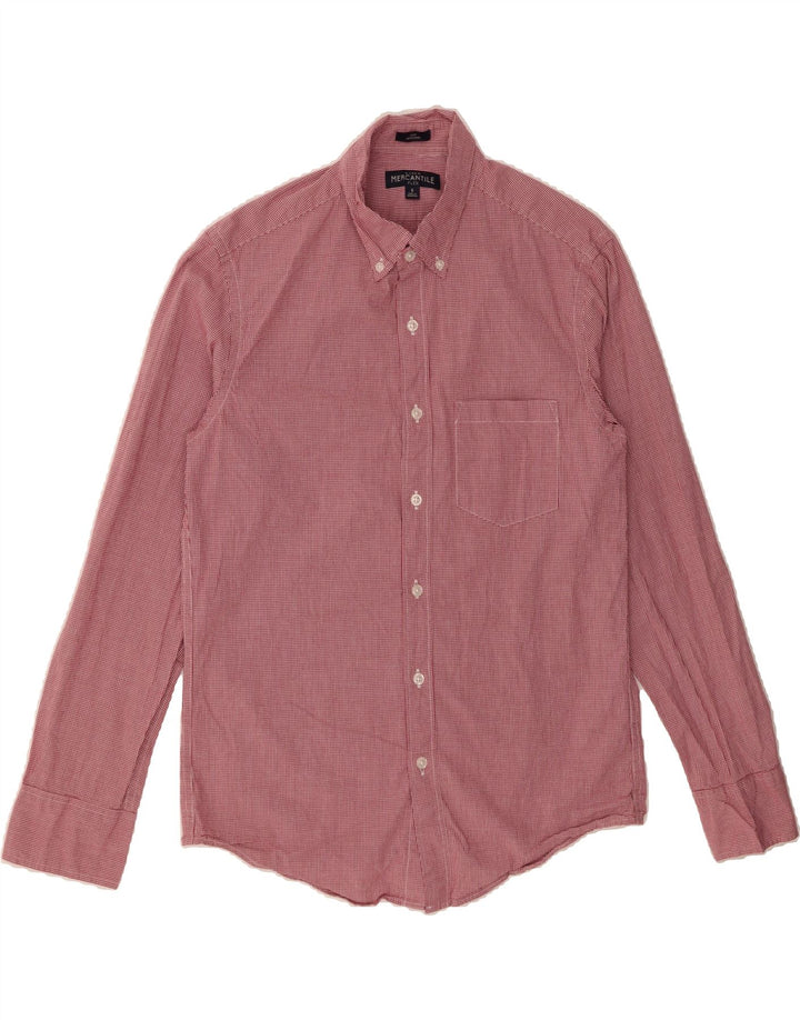 J. CREW Mens Shirt Small Red Gingham Cotton Vintage J. Crew and Second-Hand J. Crew from Messina Hembry 