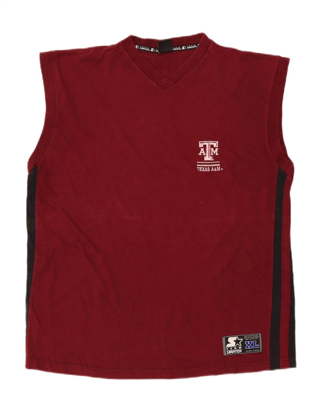 Canotta da uomo Starter XL in cotone bordeaux