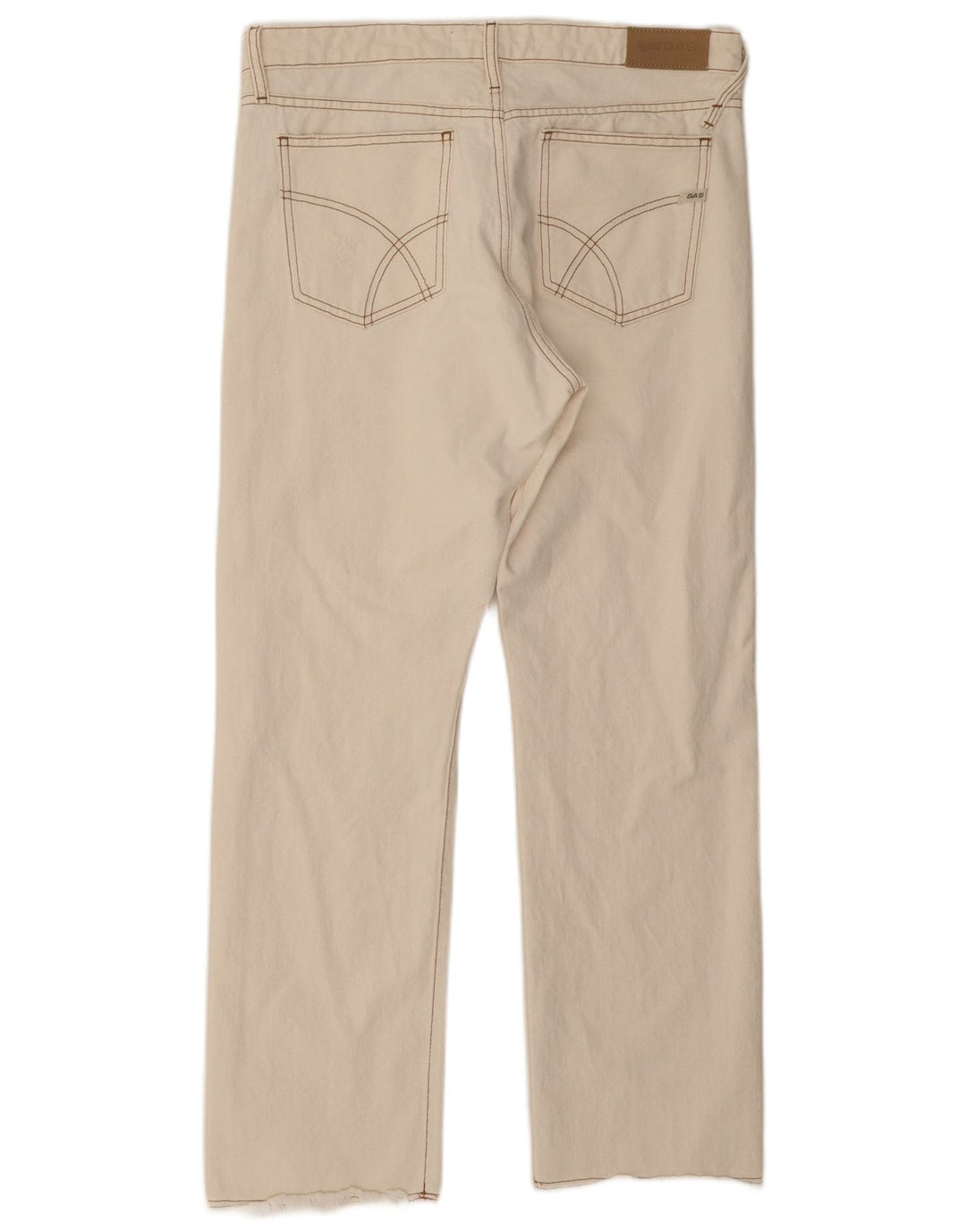 Jeans dritti da uomo Gas W31 L28 cotone bianco