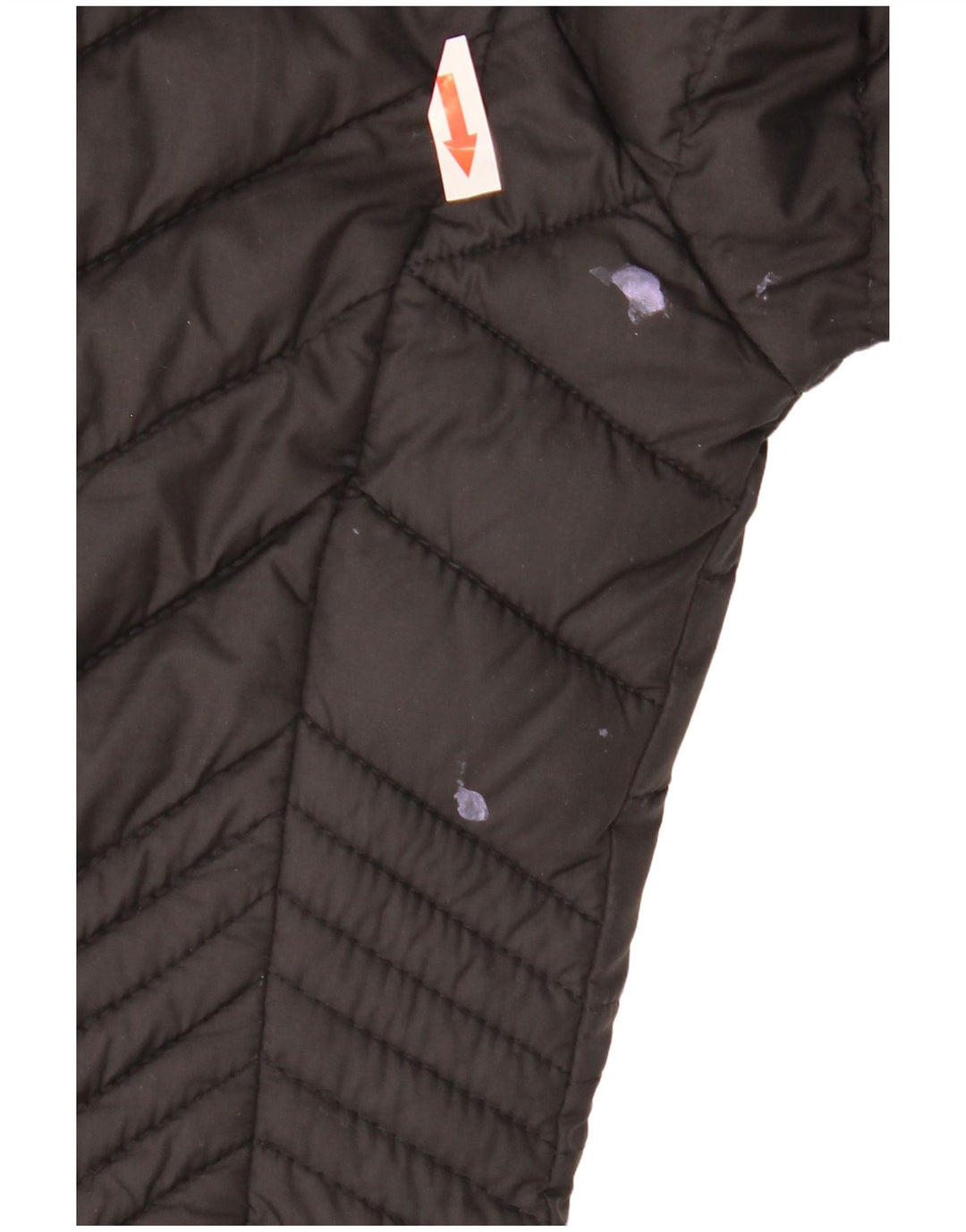 Cappotto imbottito con cappuccio da donna Columbia UK 14 poliestere nero medio