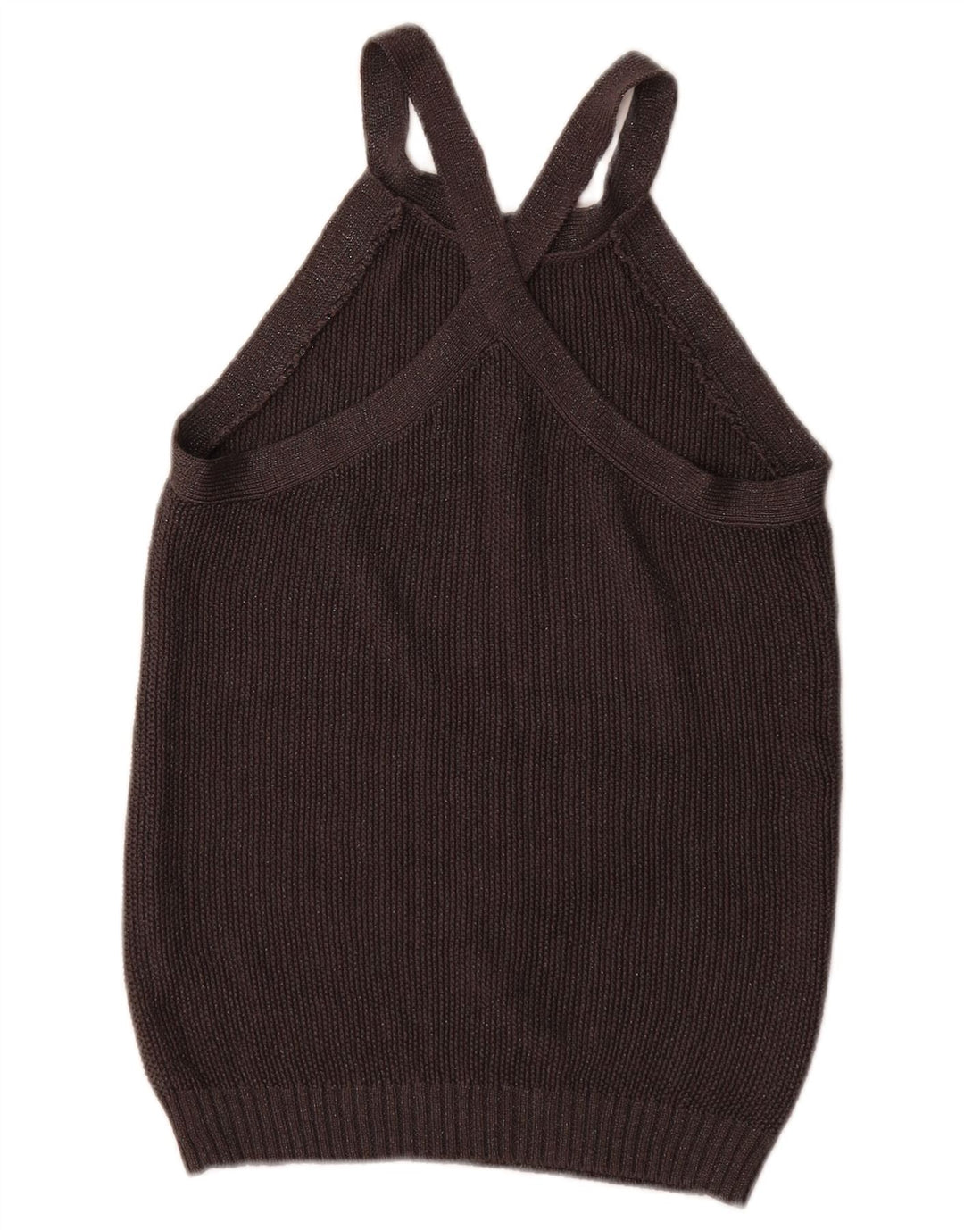 Canotta da donna Massimo Dutti UK 12 media seta nera