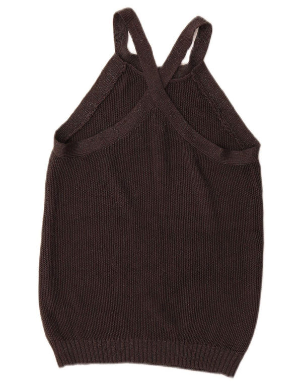 Canotta da donna Massimo Dutti UK 12 media seta nera