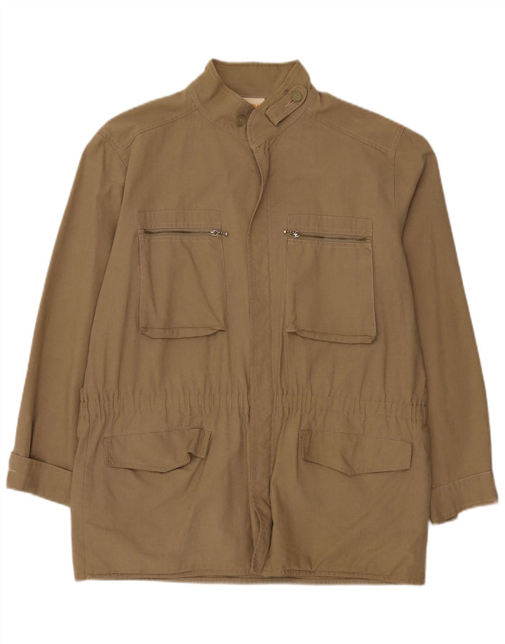 Giacca utilitaria vintage da uomo EU 48 cotone kaki medio