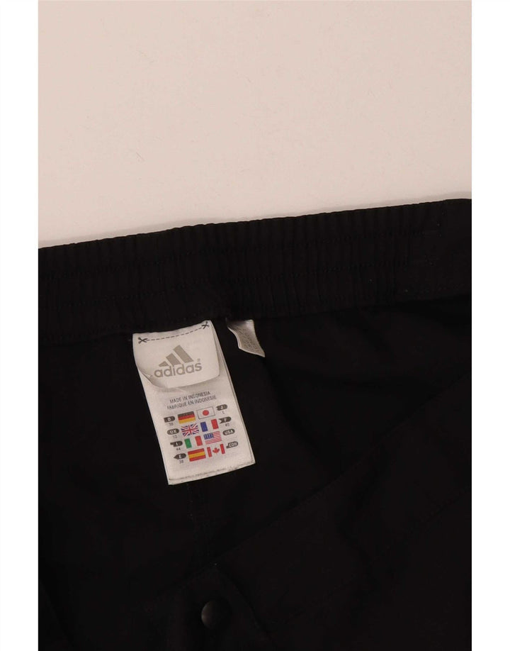 Pantaloncini Adidas da donna UK 12 medi W30 poliestere nero