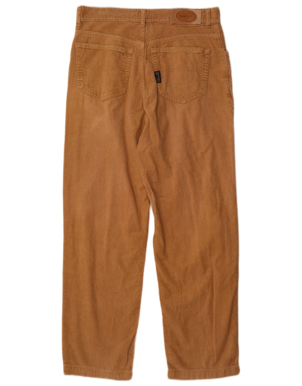 Pantaloni Trussardi Uomo Dritti in Velluto a Coste W34 L30 Cotone Marrone