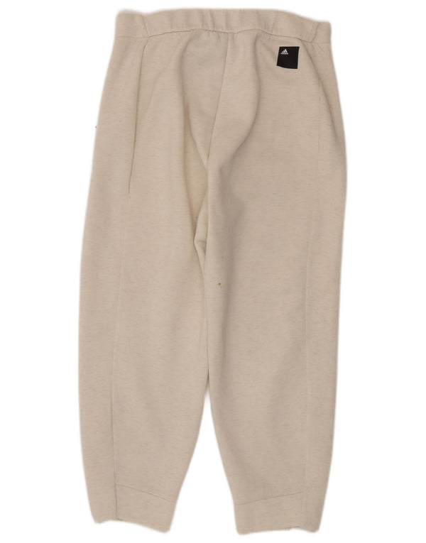 Pantaloni da tuta da donna Adidas UK 12/14 Cotone bianco medio
