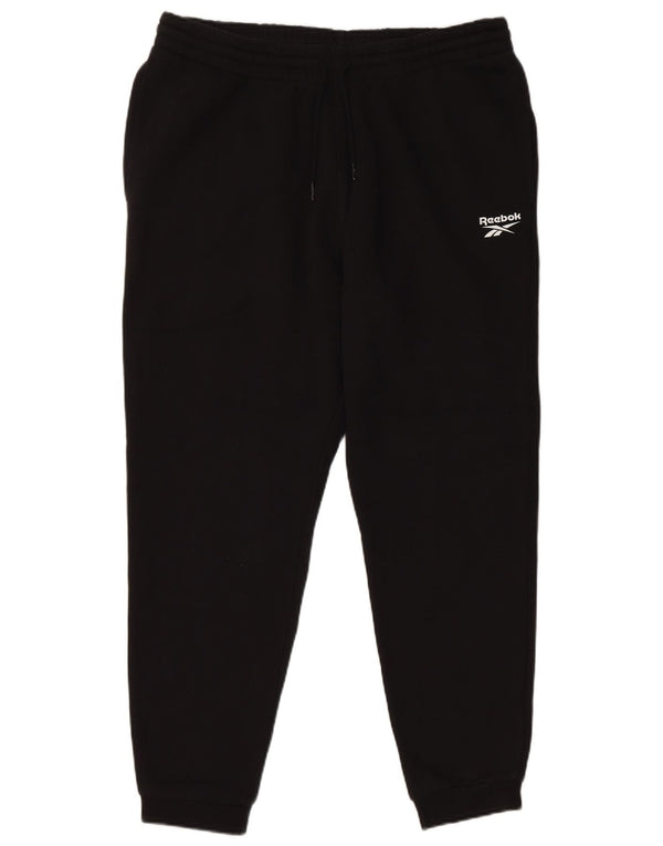 Pantaloni da tuta da uomo Reebok Joggers Small in cotone nero