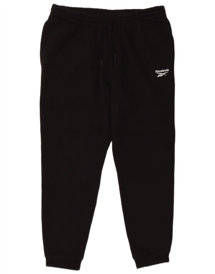 Pantaloni da tuta da uomo Reebok Joggers Small in cotone nero