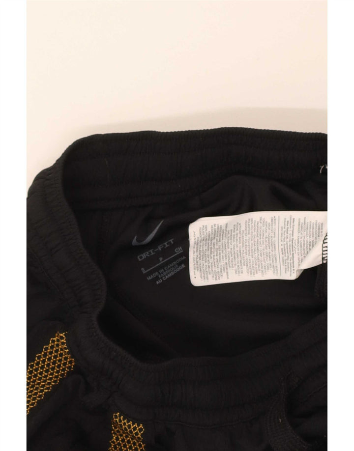 Pantaloncini sportivi Nike Dri Fit da uomo piccoli in poliestere geometrico nero