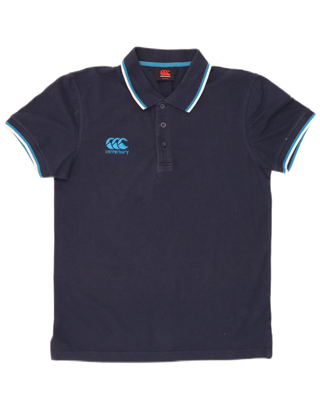 Polo da uomo CANTERBURY poliestere medio blu navy