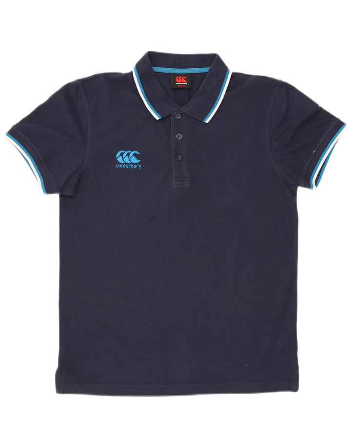 Polo da uomo CANTERBURY poliestere medio blu navy