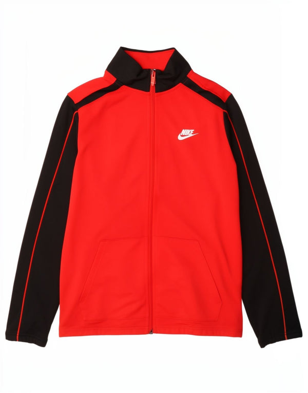 Giacca da tuta da ragazzo Nike 13-14 anni XL Rosso Colourblock Sports