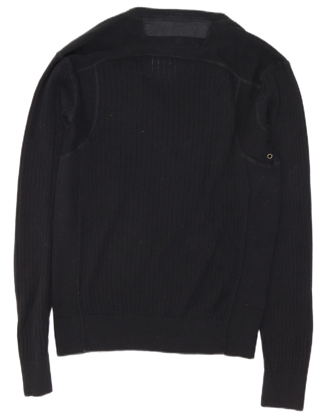 Maglione da uomo G-Star 3301 con scollo a V, grande cotone nero