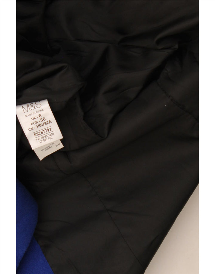 Soprabito da donna Marks & Spencer UK 8 piccolo poliestere blu