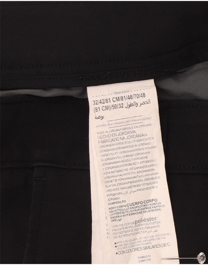 Pantaloncini chino da uomo Under Armour W32 poliestere nero medio