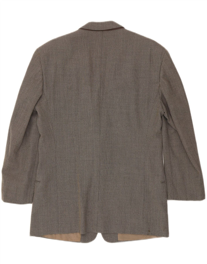 Giacca Blazer da Uomo a 2 Bottoni Giorgio Armani IT 50 Lana Vergine Grigio Medio