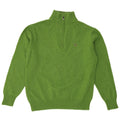 Maglione da donna con collo con zip Gant UK 16 Lana d'agnello verde grande