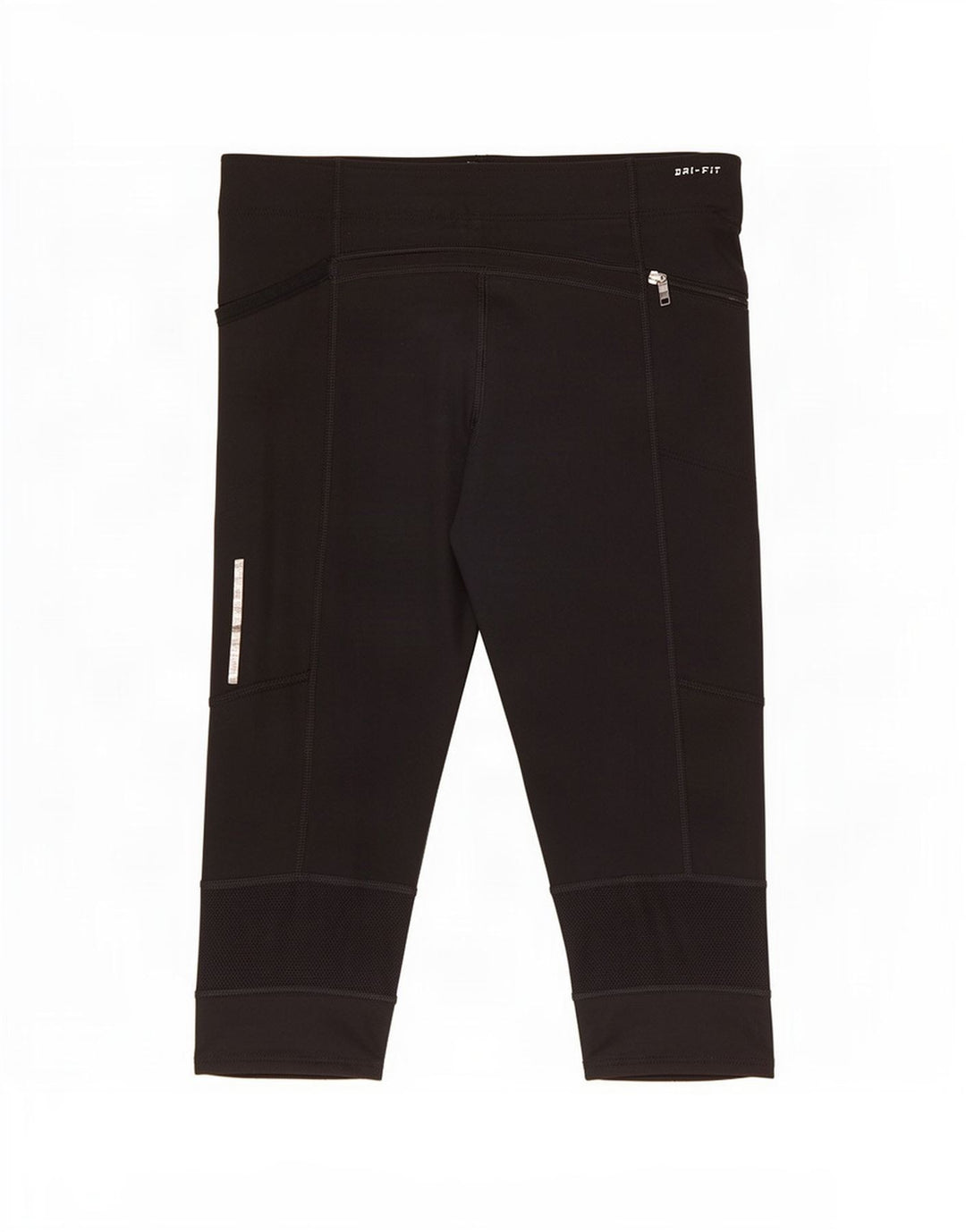 Leggings Nike Dri Fit Capri da donna UK 14 medio nero poliestere