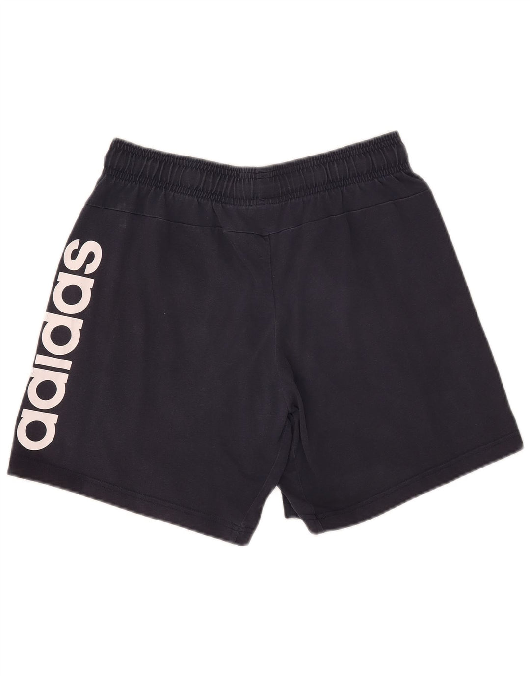 Pantaloncini sportivi Adidas da uomo con grafica media in cotone blu navy
