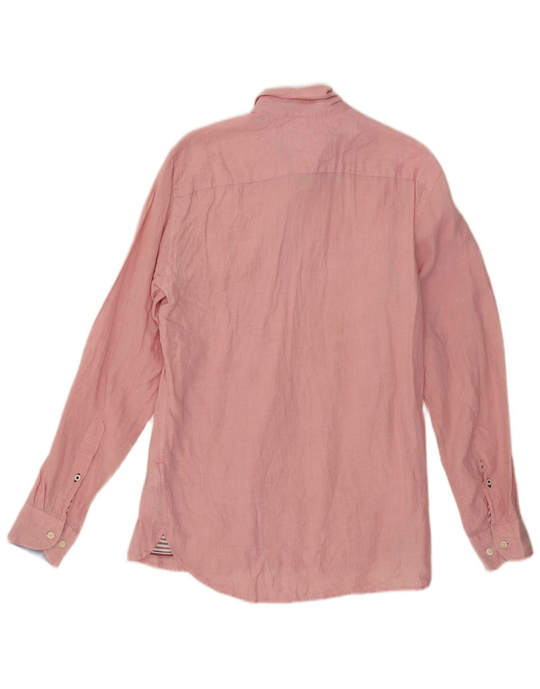 Camicia da uomo Regular Fit Tommy Hilfiger XS in lino rosa