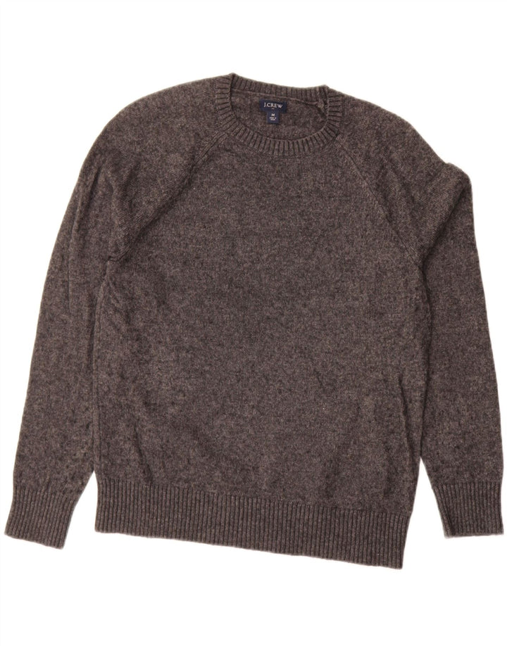 J. CREW Maglione girocollo da uomo in poliammide screziato grigio medio