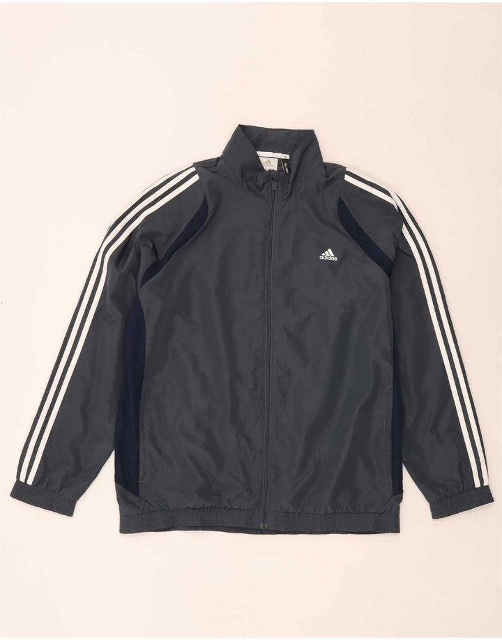Tuta intera Adidas Climalite da uomo UK 44/46 Large Grigio Colourblock