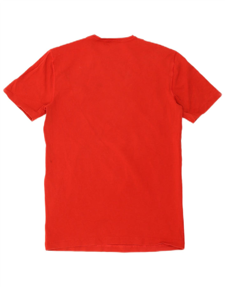 T-shirt grafica da uomo Bikkembergs Top piccola in cotone rosso