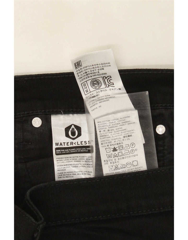 Jeans slim da donna Levi's W36 L31 cotone nero