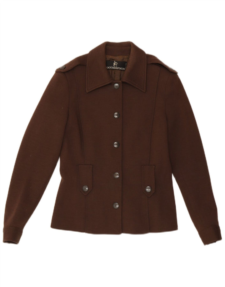 Set gonna da donna in 2 pezzi a 5 bottoni Roccobarocco UK 10 Small W23 Marrone Army