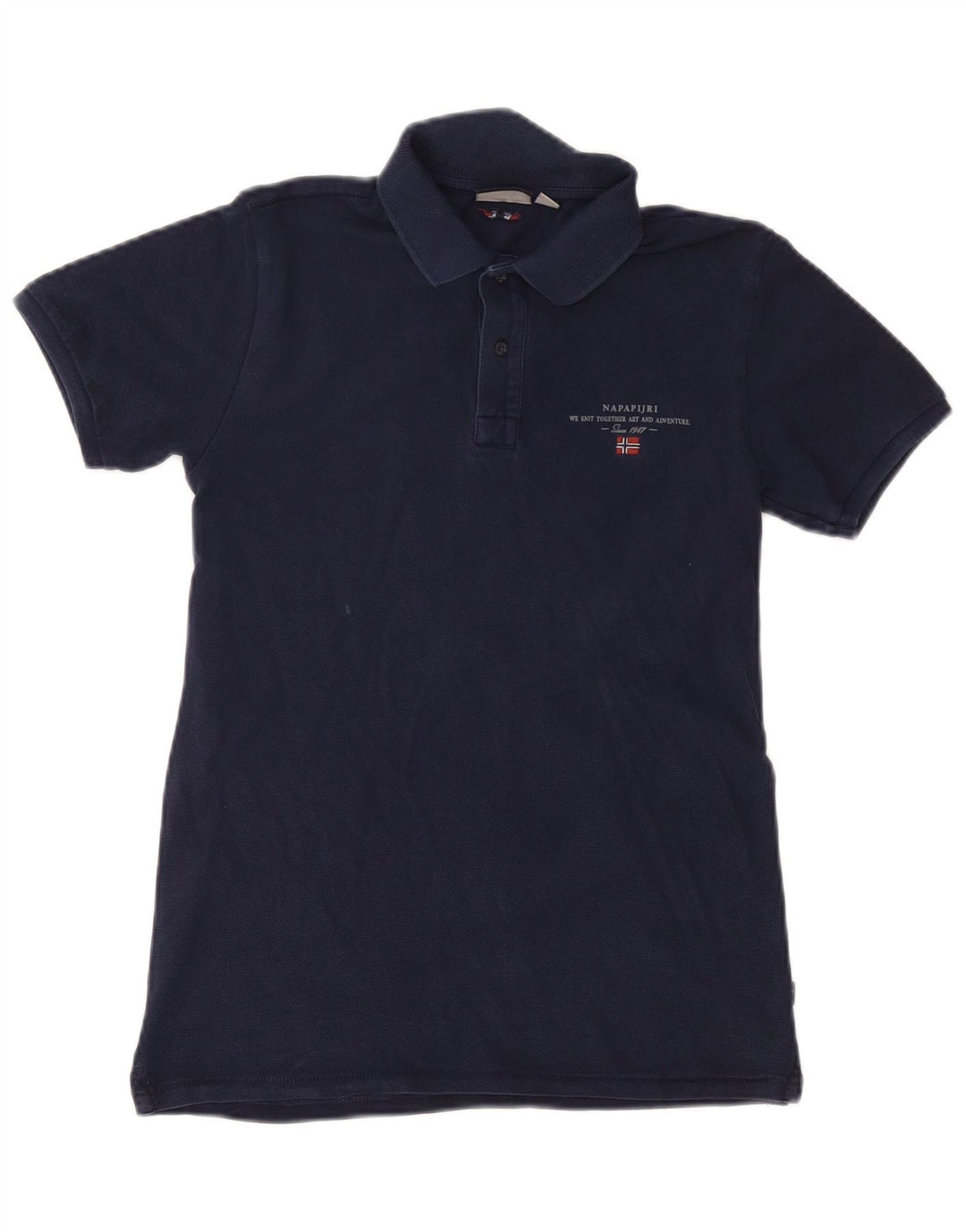 NAPAPIJRI Boys Polo Shirt 13-14 Years Navy Blue