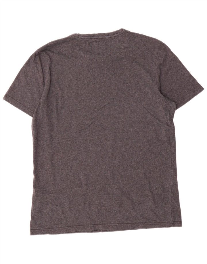 T-shirt da uomo Lyle & Scott Top grande in cotone grigio