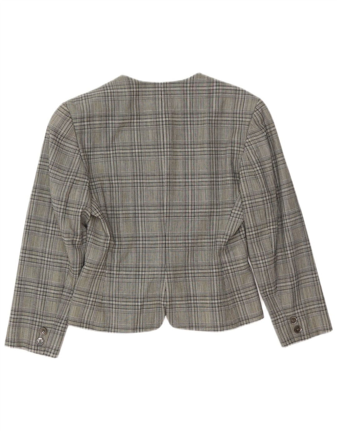 Giacca blazer da donna a 5 bottoni Mouche UK 14 pied de poule grigio medio