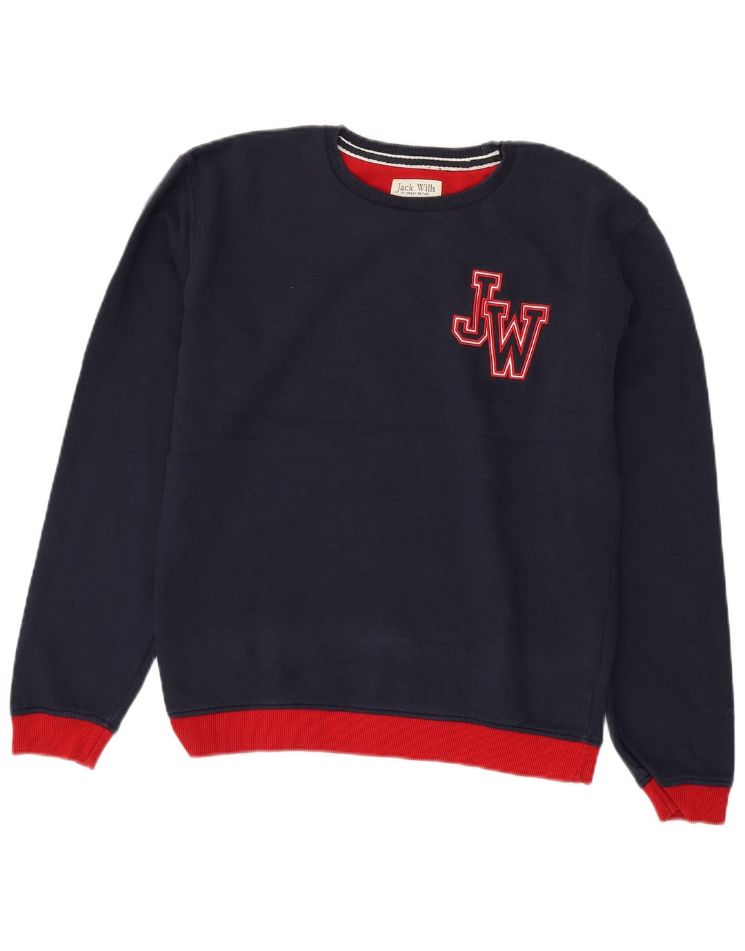 Felpa per ragazze Jack Wills 14-15 anni blu navy College