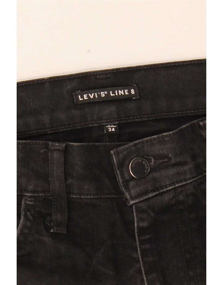 Jeans Levi's da donna linea 8 slim W30 L34 cotone nero