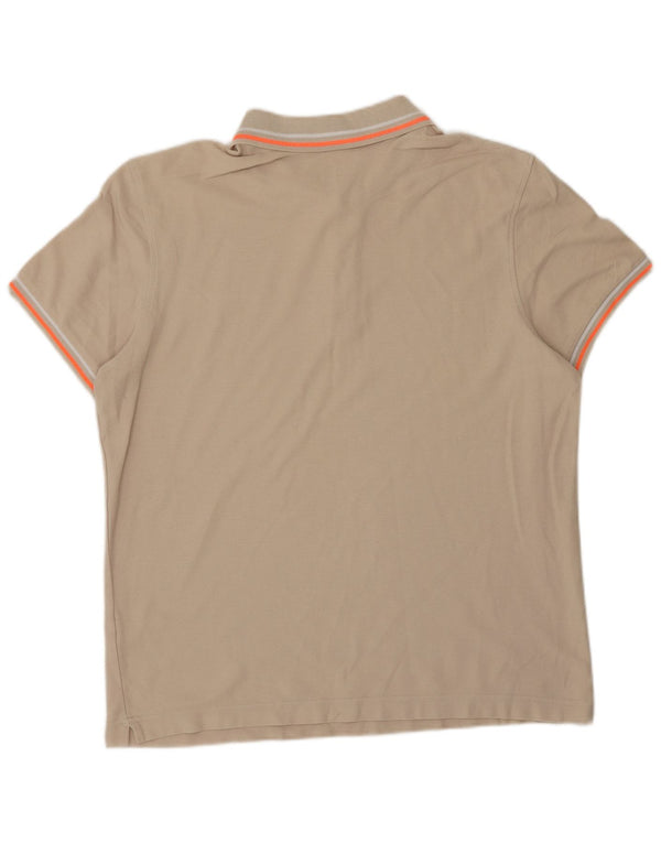 Polo da uomo Lotto Large in cotone beige