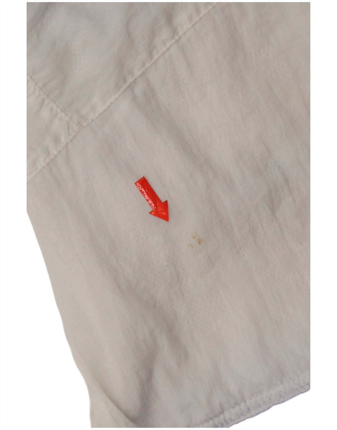 Giacca da tuta da donna vintage UK 14 color block bianco medio