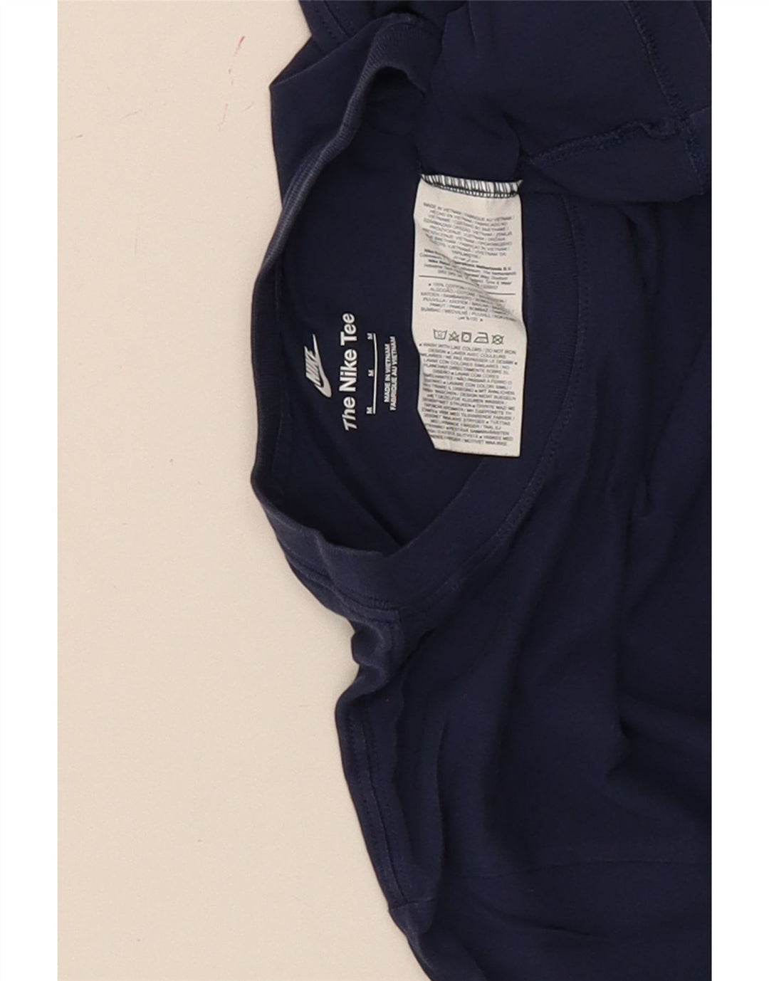 T-shirt da uomo Nike Top in cotone blu navy medio