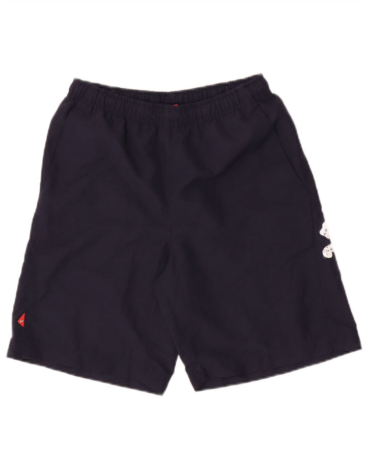 Pantaloncini sportivi grafici Puma da ragazzo 11-12 anni blu navy
