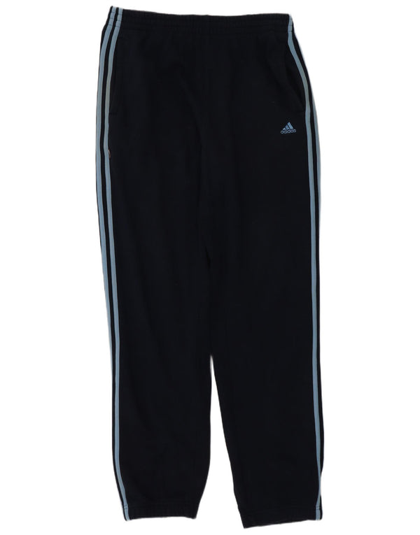 Pantaloni da tuta da uomo Adidas Large in cotone blu navy