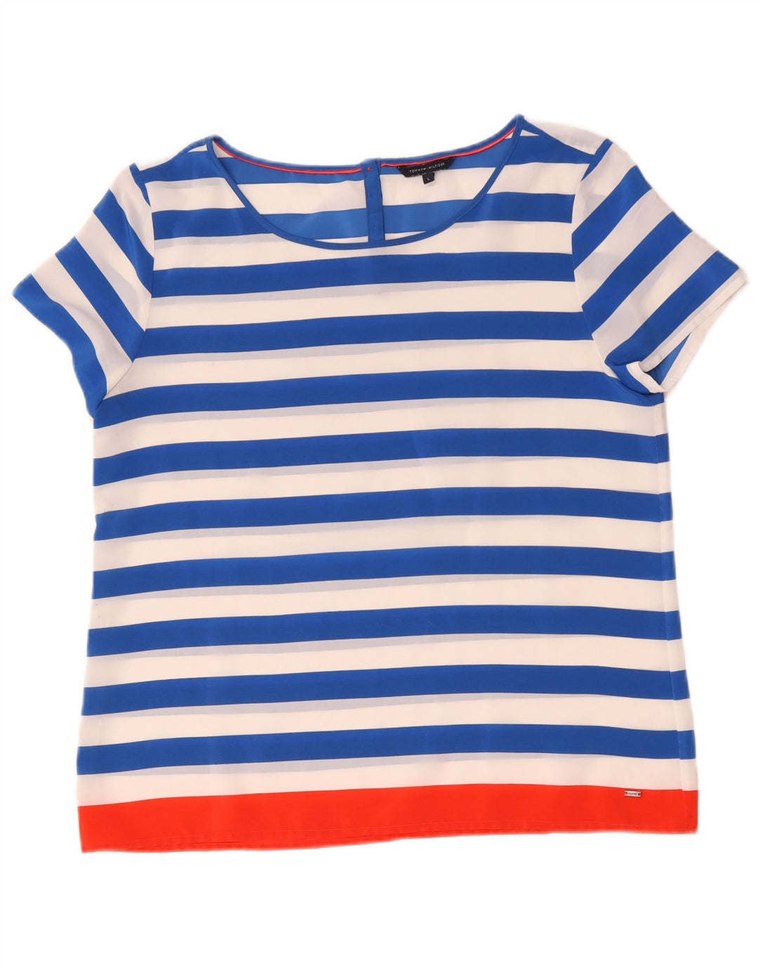 Camicetta da donna Tommy Hilfiger Top UK 16 Large Blue Striped