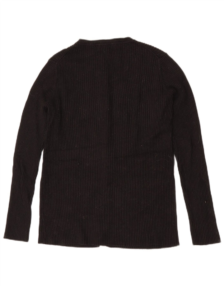 Maglione cardigan da donna John Lewis UK 14 Viscosa nera media