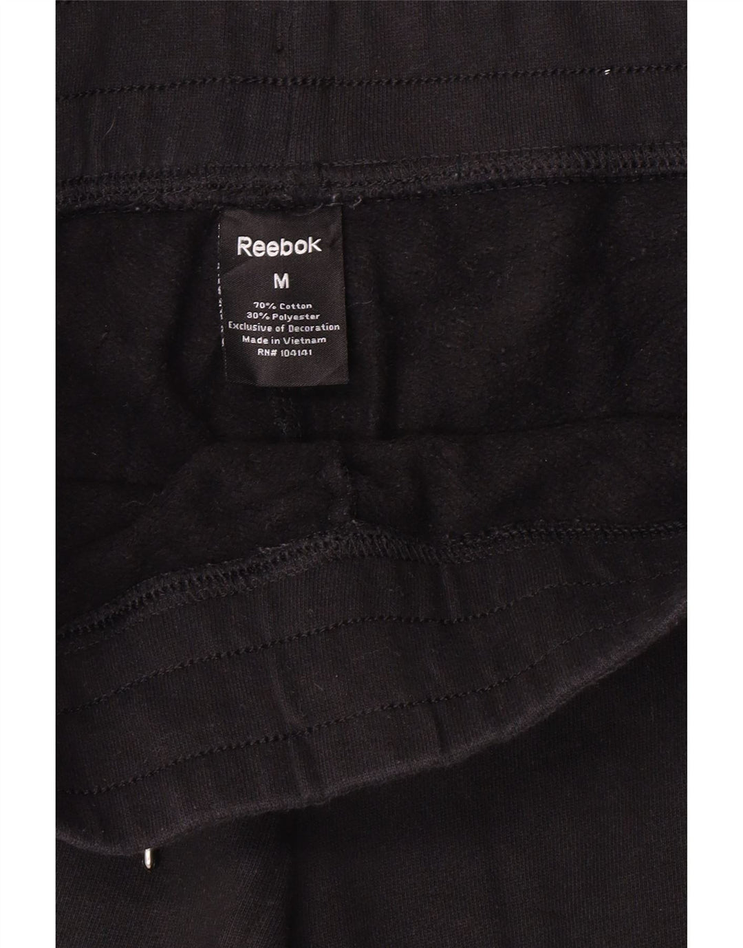 Pantaloni da tuta da donna Reebok UK 14 Medium Black Cotton