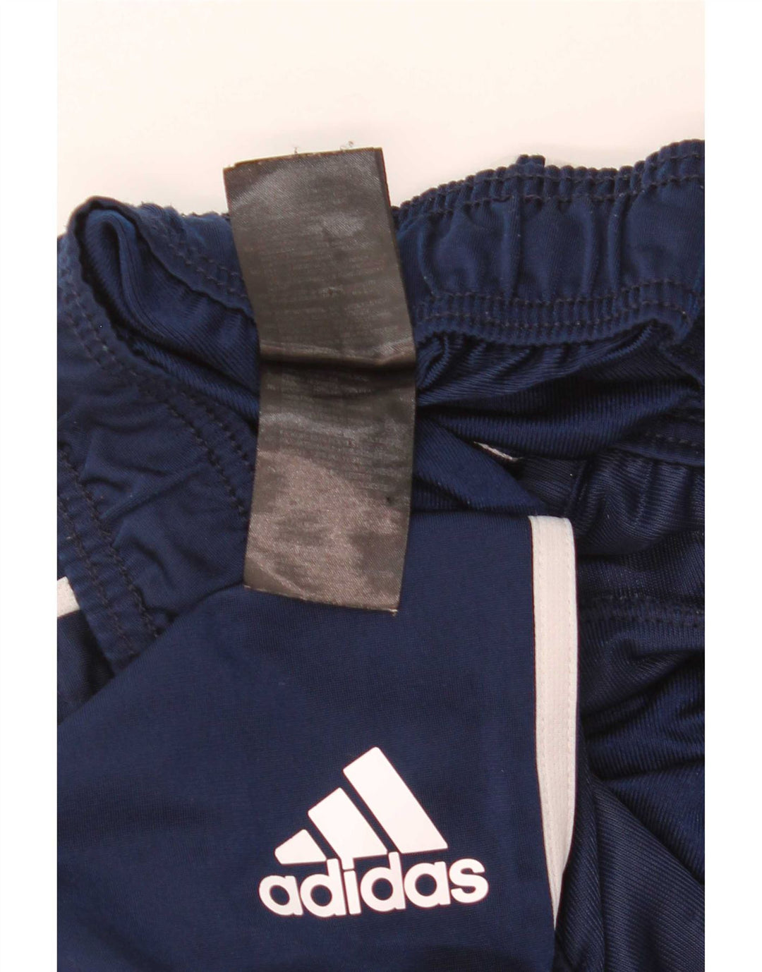 Pantaloni da tuta da uomo Adidas medi in poliestere blu navy