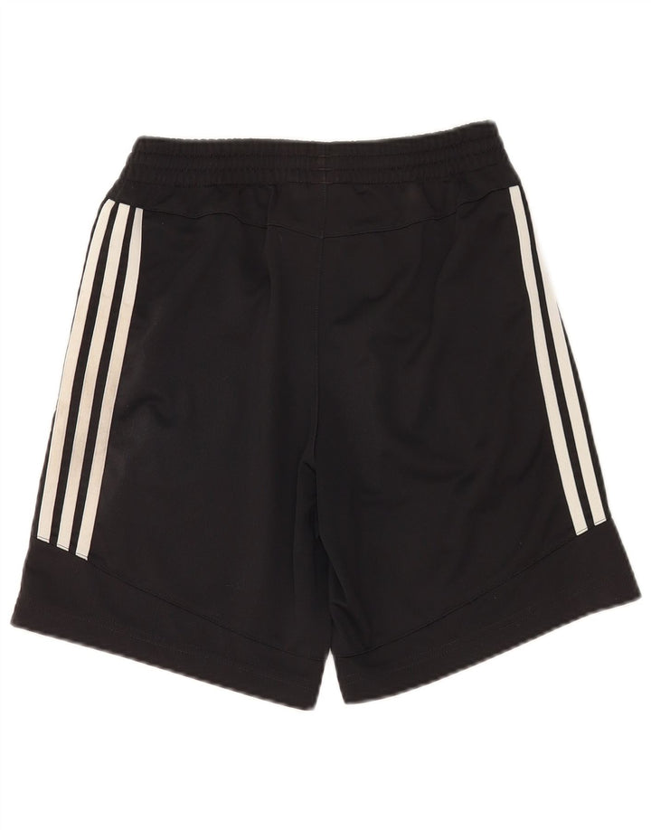 Pantaloncini sportivi da uomo Adidas medi neri in poliestere